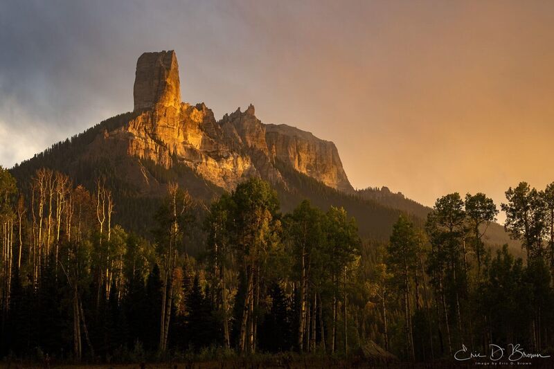 Foto Friday: Standing in the Rain at Chimney Rock